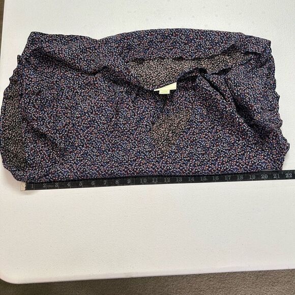 Maeve Anthropologie Multicolor Bella Choker Ditsy Floral Boho Blouse Large - Picture 9 of 11